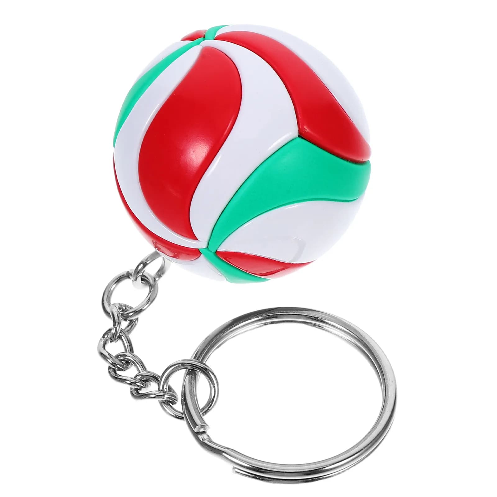 Portachiavi Pallavolo in PVC, Charm Sportivo per Borsa, Decorazione per Zaino Scolastico, Regalo, Decorazioni Pallavolo per Feste