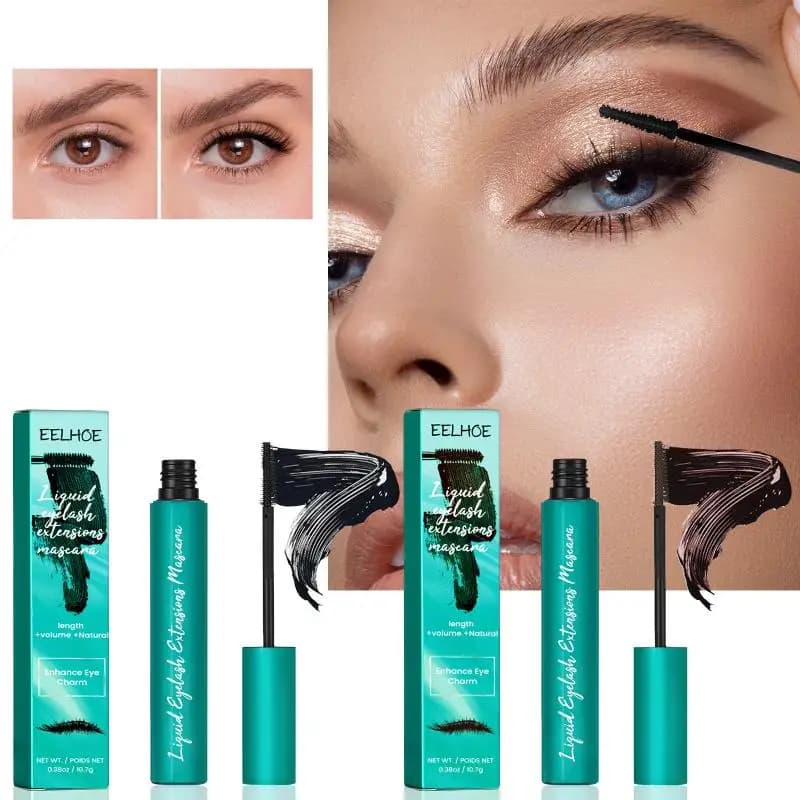 Natural Mascara Ipoallergenico Cruelty-Free, Allungante e Volumizzante, Effetto Infoltente senza Sbavature per Donne