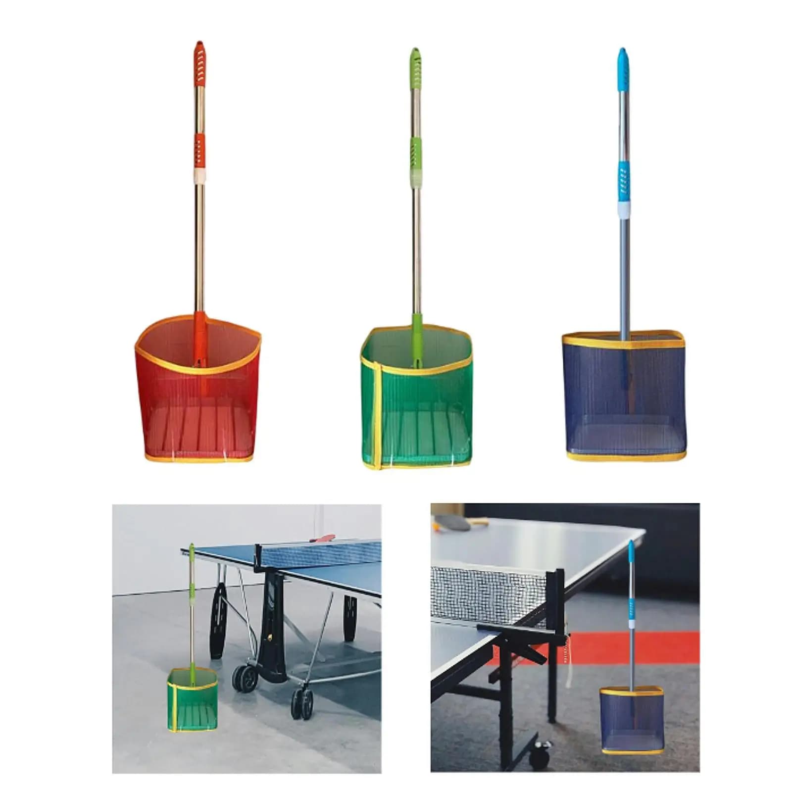 Rete telescopica per raccolta palline da ping pong, accessorio per rete da ping pong per robot da ping pong