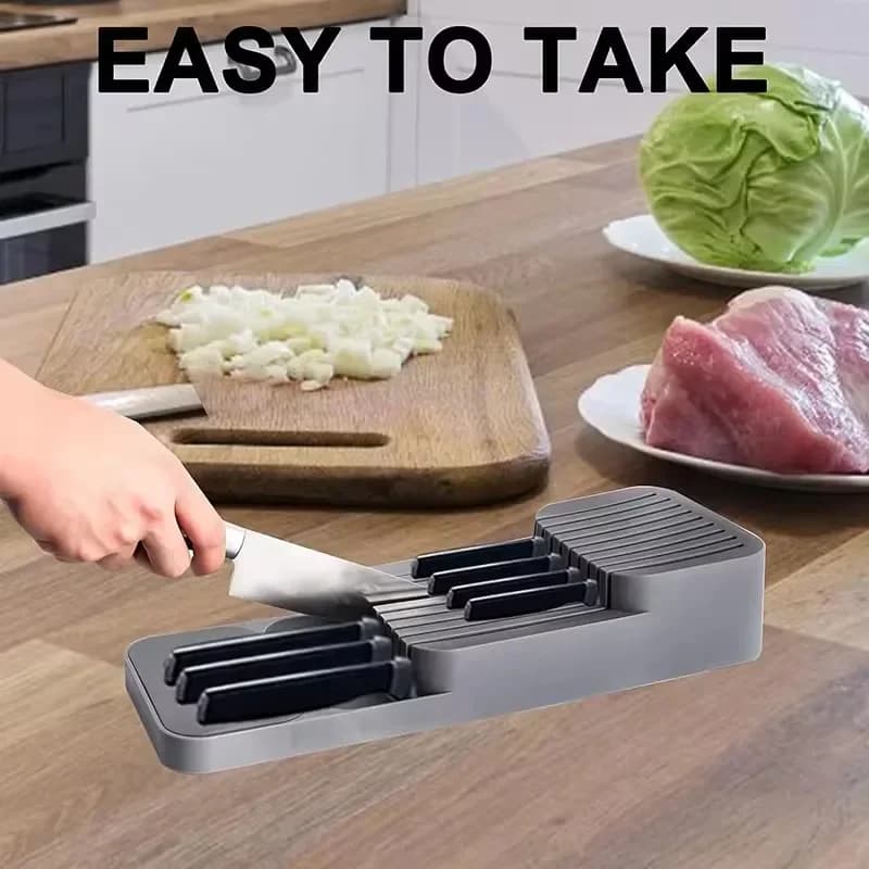 1pc Knife holder Organizer for crockery Container for knives Holder for knives Organizer for knives Kitchen tray for cutlery