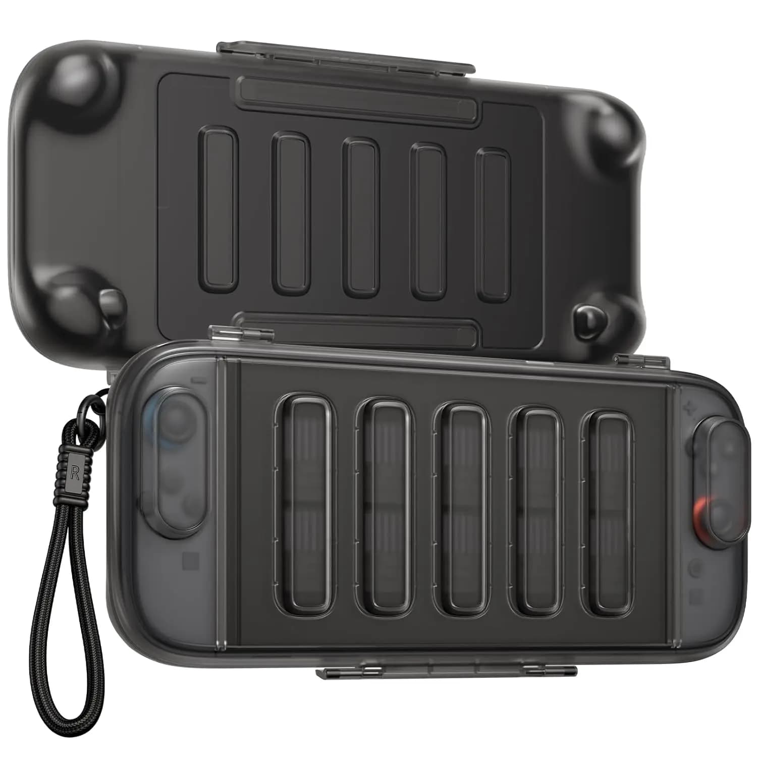 Custodia protettiva completa compatibile con Nintendo Switch 2 (2025), slot per schede di gioco integrato, guscio rigido per Switch 2