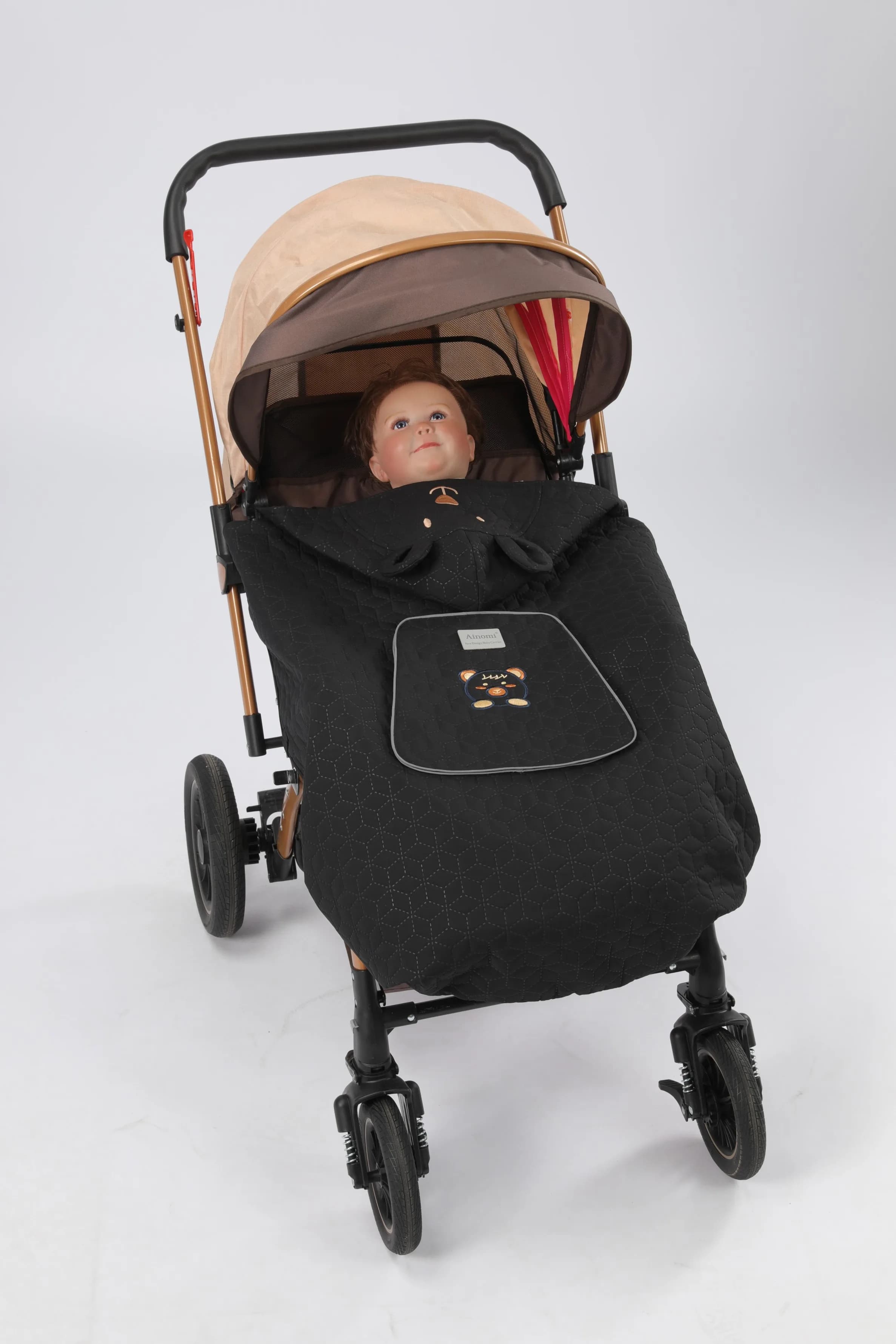 Protezione antivento per passeggino, copertura antivento per auto per bambini e mantello antivento per marsupio per sgabelli in vita