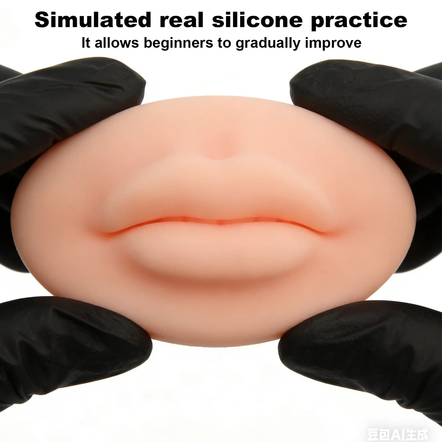 1/2/3/5 Pezzi Silicone 3D per Pratica Tatuaggi e Microblading, Riutilizzabile per PMU, Addestramento Principianti, Forniture per Trucco Permanente