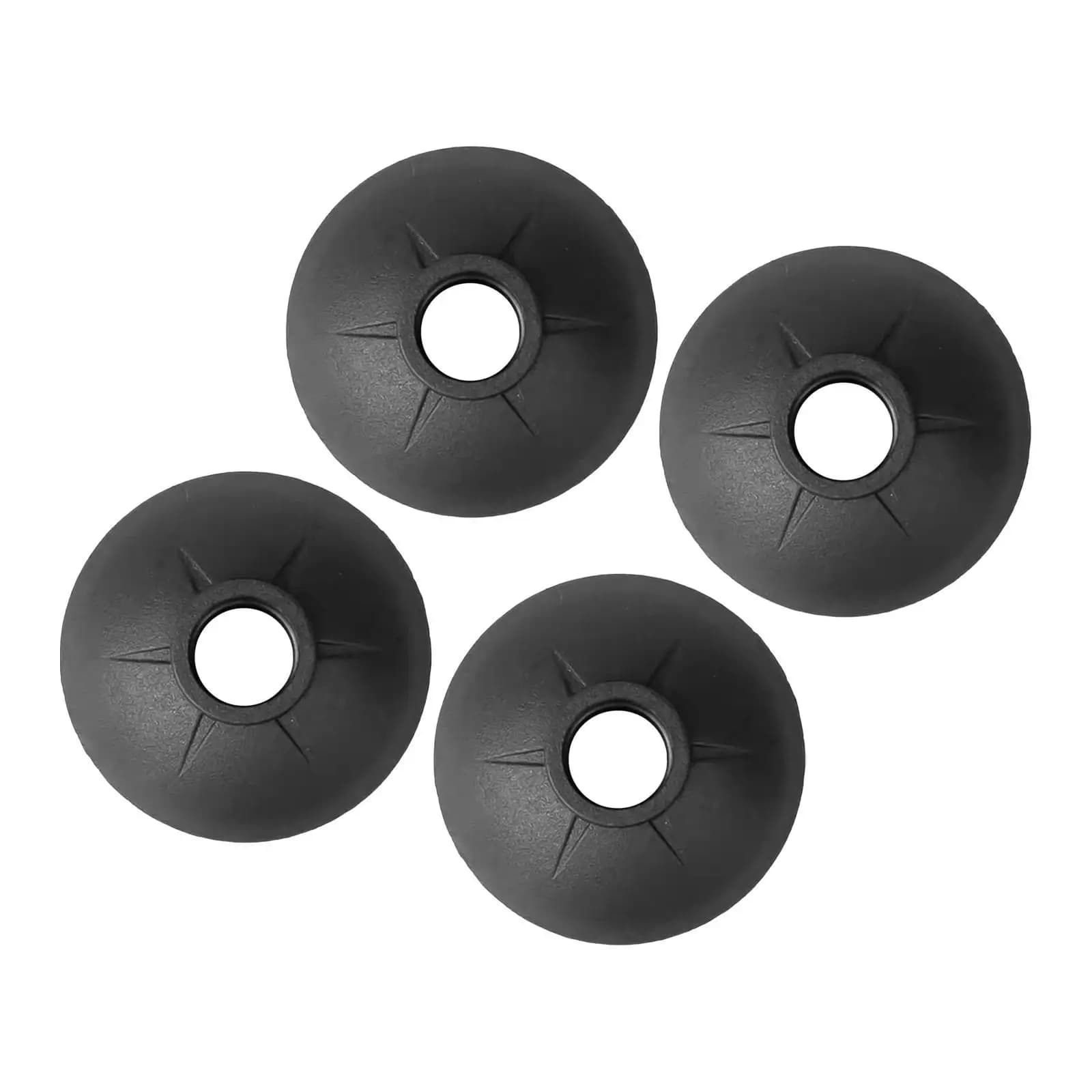 4 Pieces Spare Parts Baskets for Trekking Sticks, Robust Accessories for Ski Stick Tips, Snow Baskets and Fans for Ski and Hiking Sticks