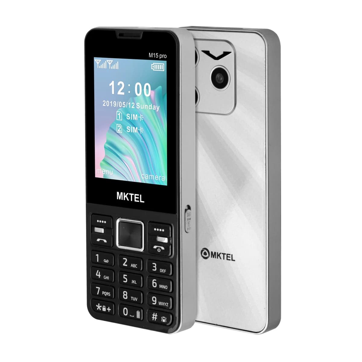 MKTEL M15 Pro 2G Caratteristica Telefono Dual SIM 2.8 "Schermo 1500mAh Batteria GSM 850/900/1800/1900 0.08MP Fotocamera MP3/MP4/FM Radio Torcia