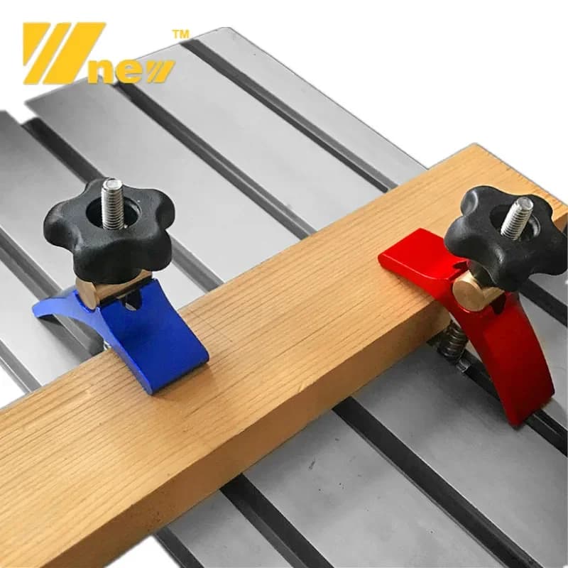 19/20 # Clamping Blocks with T Groove Laser Engraver for Wood CNC Pressure Plate with T Track Fixed Table Plate for Woodworking Router
