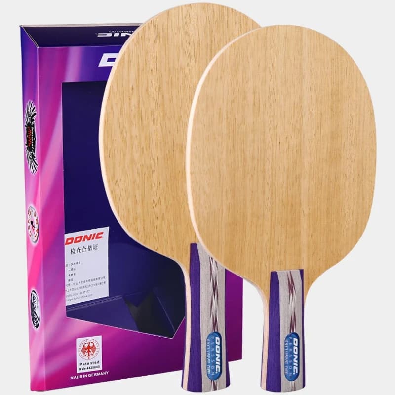 Racchetta da ping pong DONIC a 5 strati in legno puro, ARC Fast Attack, racchetta professionale da tennis tavolo, confezionata.