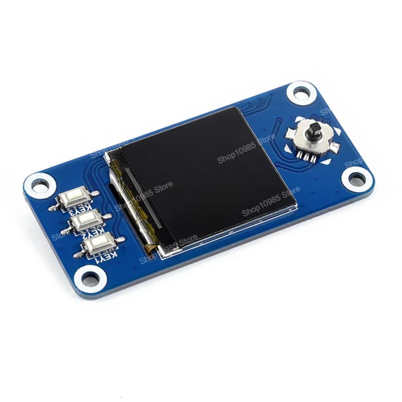 The LCD expansion card with 1.3 inch IPS display supports Raspberry Pi 4B/3B +/Zero