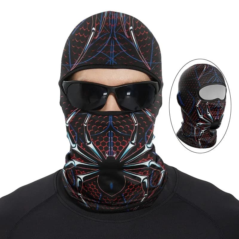 Summer Ice Silk UV Protection Balaclava Breathable Motorcycle Helmet Liner Windproof Dustproof Cycling Face Mask for Men Women