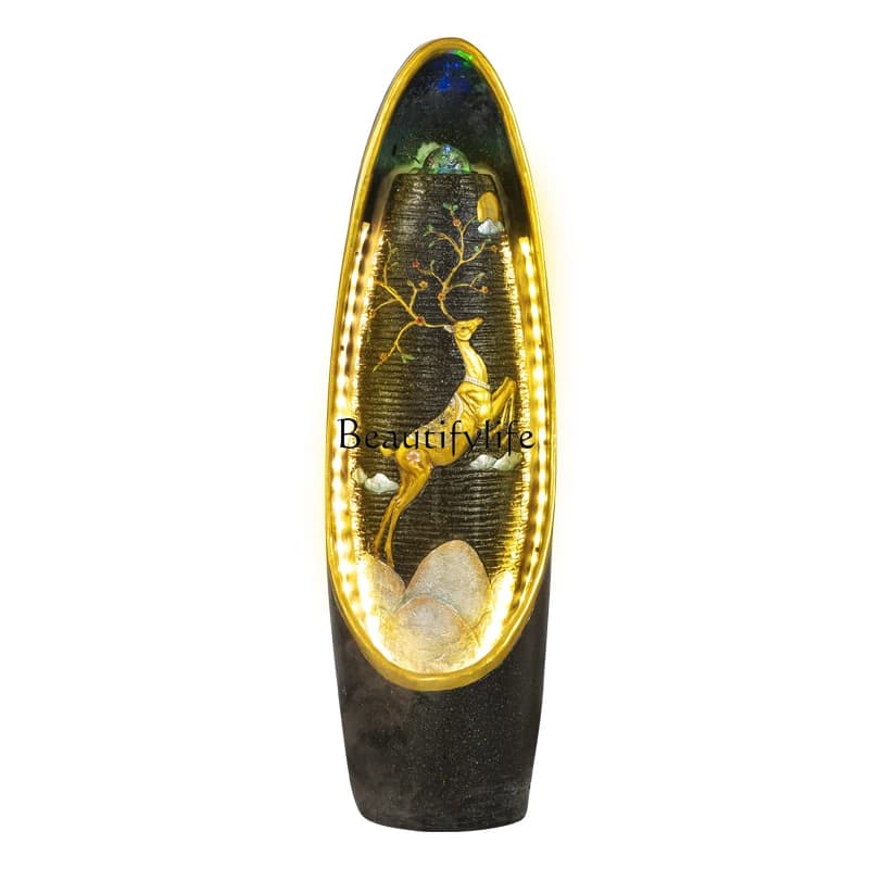 *Soggiorno Fontana d'acqua europea ufficio accessori per la casa fortunati acqua circolante caratteristica umidificatore atomizzatore ornamento da pavimento