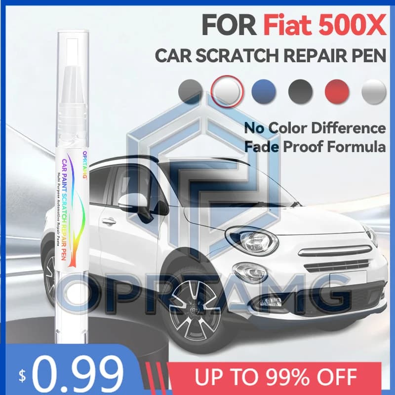 2026 Hot Paint Repair Pen Touch Up Scratch Remover DIY Auto Accessories Black White Gray Green Yellow Red For FIAT 500X 2014-20