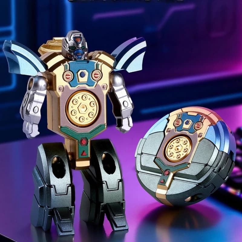 Nuovo cubo antistress che trasforma robot Fidget Spinner due forme ABS mano Spinner EDC giocattoli Fidget per adulti