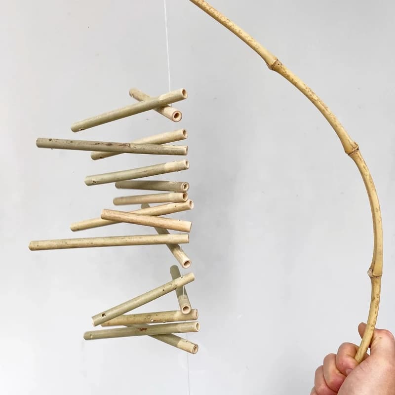 Bamboo Wind Chimes Meditation Diapason Wind Chimes Mindfulness Spiritual Relaxation Bells Sound Healing Musical Instruments