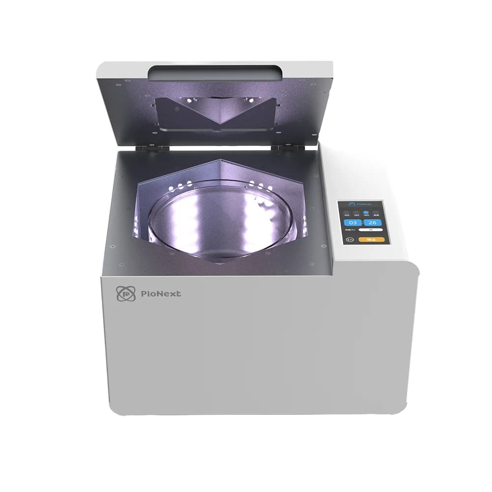 Macchina per Polimerizzazione UV per Stampante 3D, Polimerizzatore Automatico per Resina 3D, Dispositivo Professionale da Tavolo PioNext UV02 LCD per Polimerizzazione Dentale