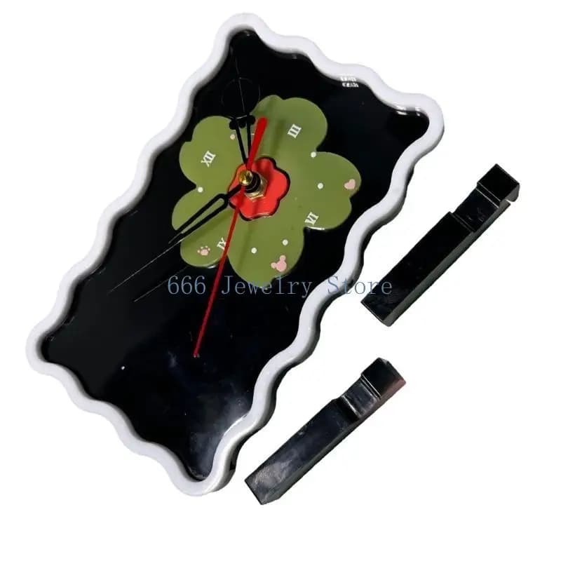 F2TD Orologio Display Piastra Orologio Pendolo Stampo in Silicone Stampo in Resina Artigianale per Fai da Te