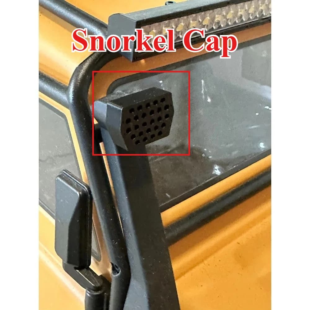 RC Crawler Snorkel Cap Custom Decorative Appearance Part for MJX 1/8 H8H RC Rock Crawler Car Simulation Mod Upgrade Accessories