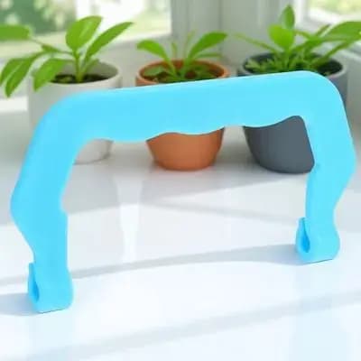 10Pcs Smooth Finish Plastic Pet Cage Handle Ergonomic Grip Secure Carry Replacement for Portable Small Animal Carrier Cage
