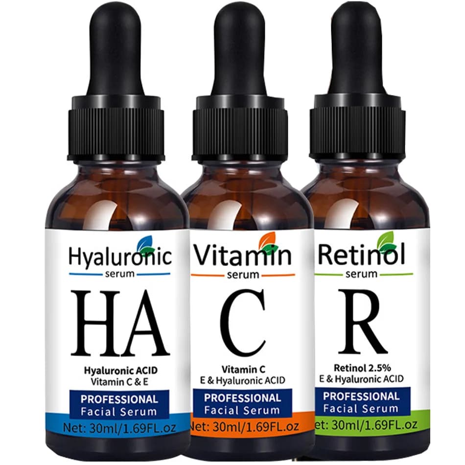 Serums for face Skin Care Set Vitamin C Hyaluronic Acid Serum to retinol to firm face Rassoda serum Hydrating Seed Seed