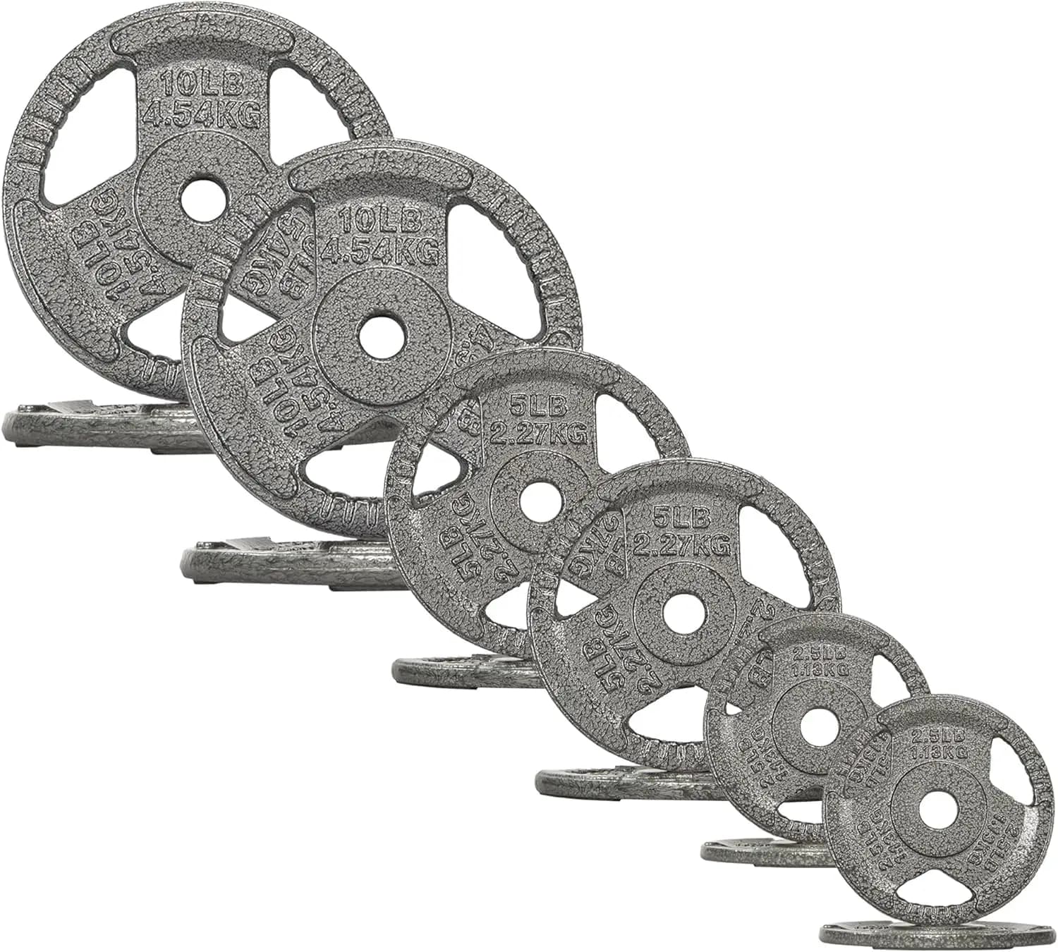 Dischi in Ghisa Standard da 1 Pollice, 35LB/70LB/120LB per Allenamento di Forza