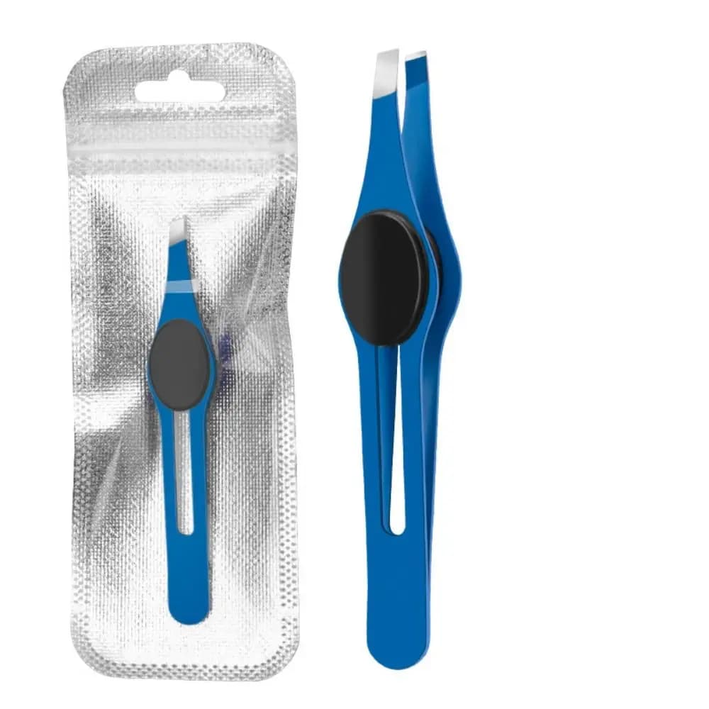Pinzette Professionali in Acciaio Inossidabile per Rimozione Trucco, Pinzette per Sopracciglia, Strumento per Peli Sottili, Clip per Sopracciglia, Accessori di Bellezza
