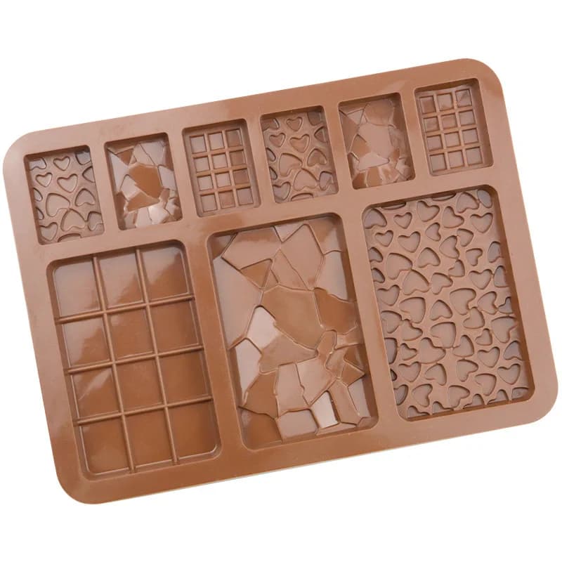 Stampo in Silicone per Cioccolato e Barrette Proteiche/Energetiche, Antiaderente, Grado Alimentare, Utensile da Cucina