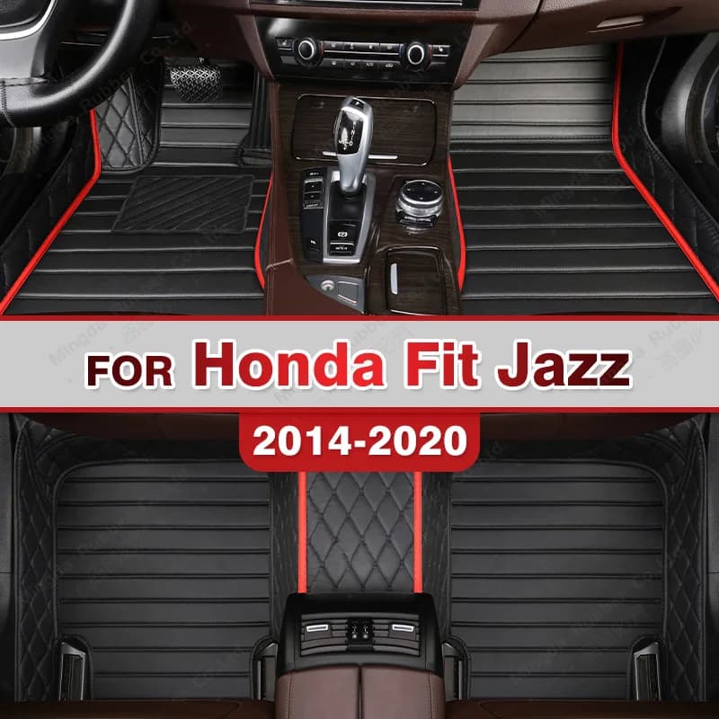 Car mats for Honda Fit Jazz 5-Seat 2014 2015 2016 2017 2018 2019 2020 Auto mats car cover