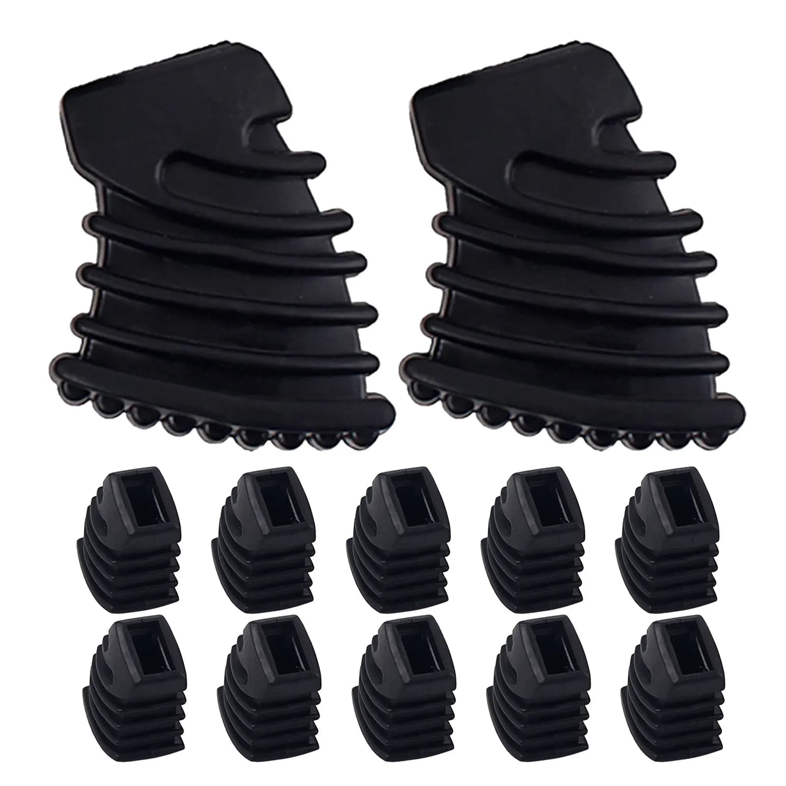 12Pcs Drum Stand Rubber Feet Anti Skid Thick Rubber Pads Non Slip Floor Protectors Impact Buffer Drum Rack Hardware Replacement