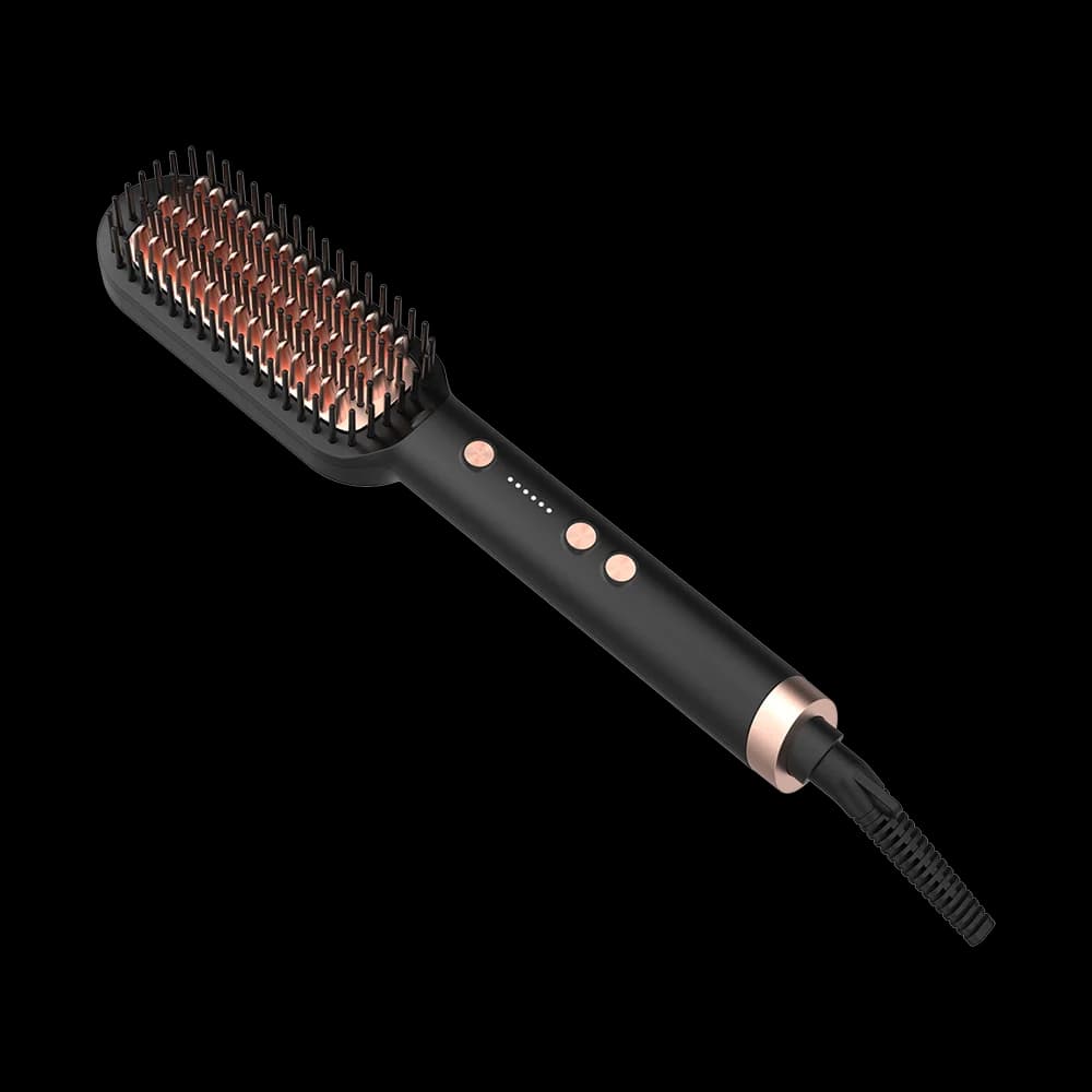 110-240V Ion LED Professional Electric Hair Plate PTC Heating Hair Plate Home Salon Equipment Hair Brush