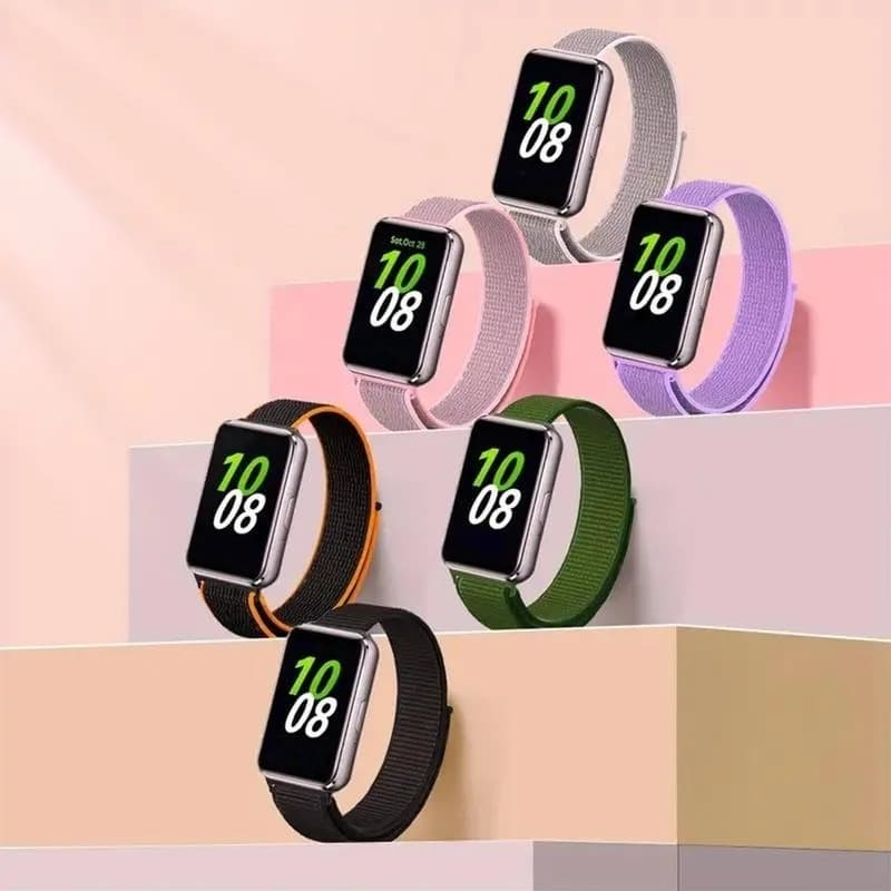Anello in nylon per cinturino Samsung Galaxy Fit 3 Accessori Traspirante Regolabile Sostituzione correa Bracciale sportivo cinturino Galaxy Fit3