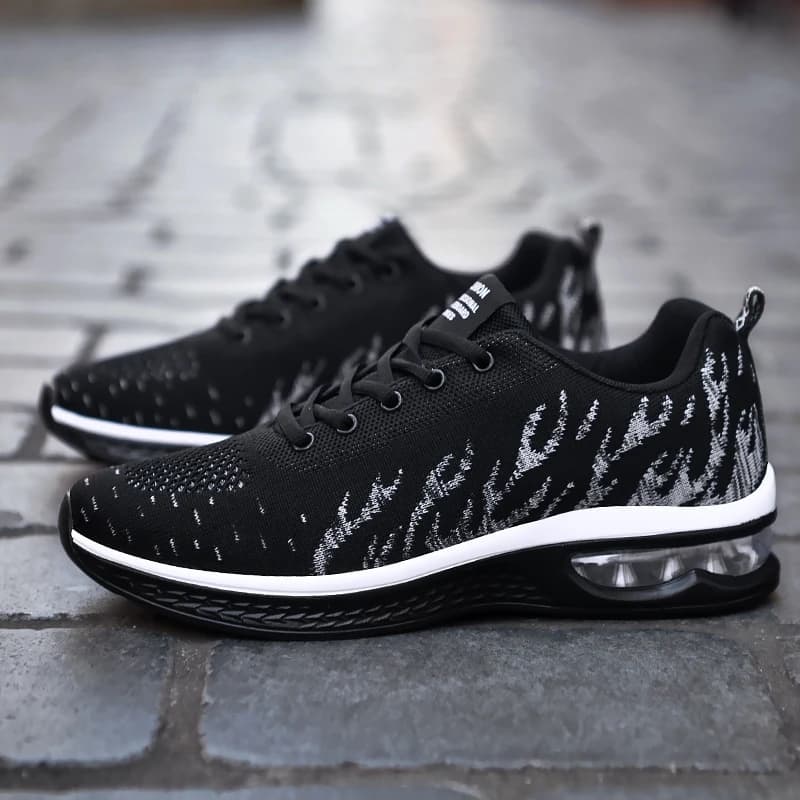 Scarpe sportive da uomo 2025 Nuove scarpe da passeggio casual con lacci in mesh traspirante Scarpe da corsa per allenamento fitness leggere antiscivolo Uomo