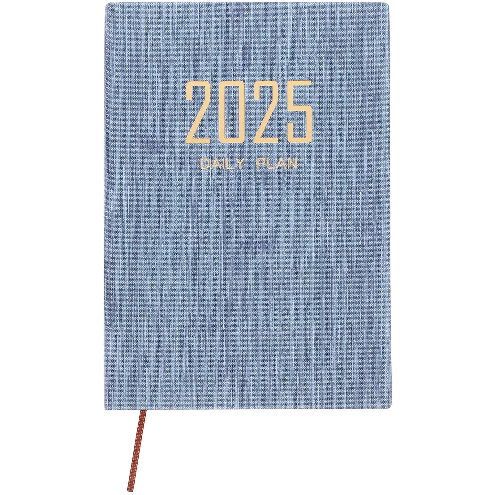 Agenda Giornaliera A5 2025, Taccuino Portatile Multifunzione, Organizer Personale e Professionale con Scrittura Fluida