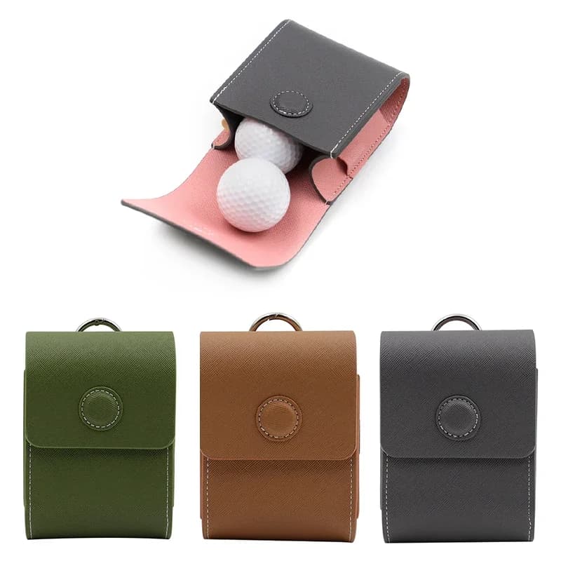Universal Golf Rangefinder Leather Pouch, Laser Rangefinder Waist Belt Pack, Golf Ball Storage Bag, Nice Gift for Golfers