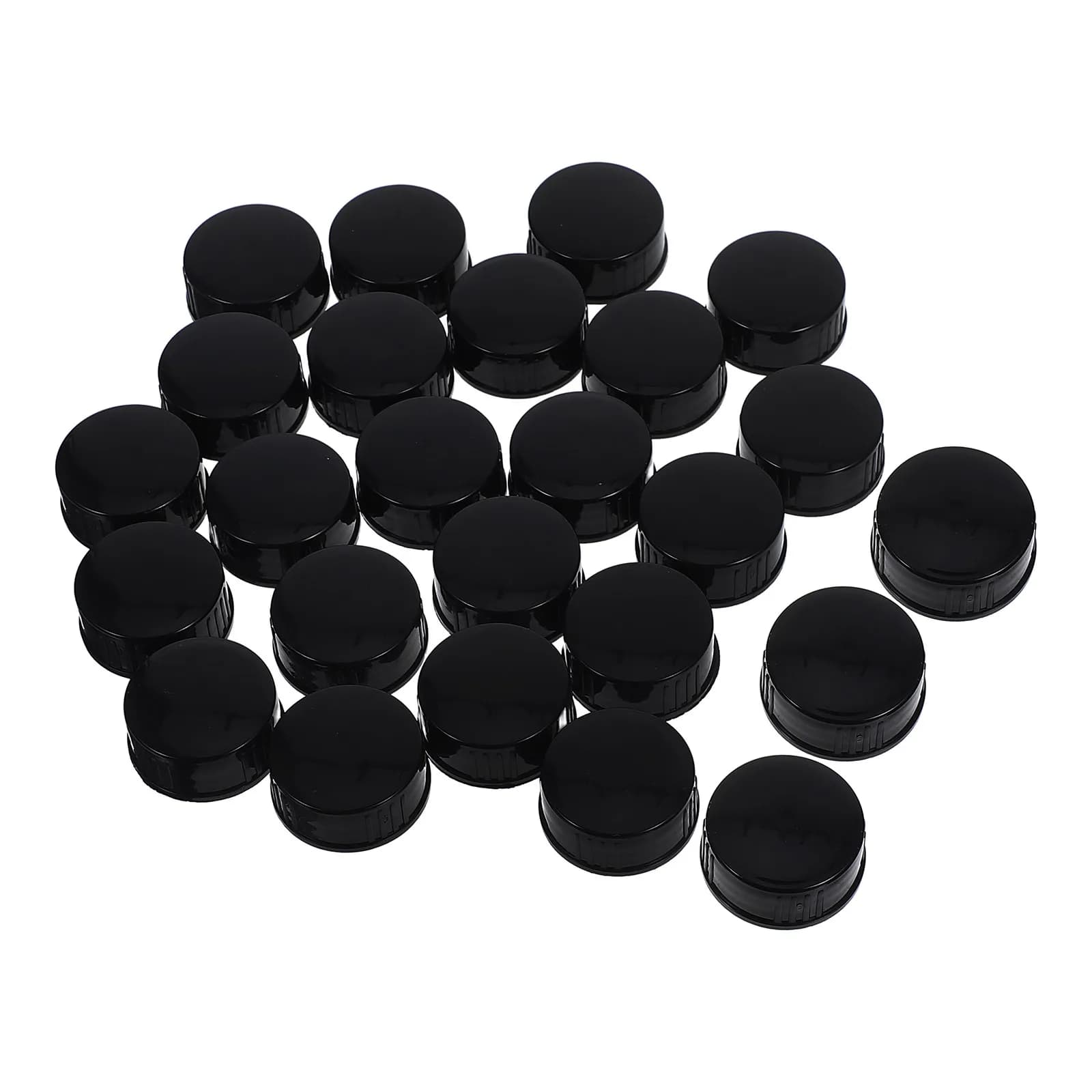 24 tappi per bottiglie di olio essenziale a forma di cono in plastica, tappi per bottiglie a prova di perdite, per profumi, aromaterapia, cosmetici, viaggi, casa, ufficio