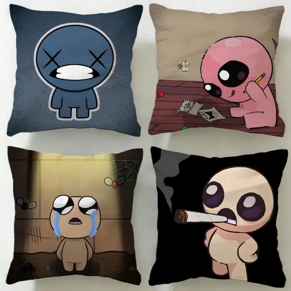 Classico gioco The Binding Of Isaac Federa per cuscino morbida e facile da lavare – Versatile per divano, letto, viaggi e ufficio