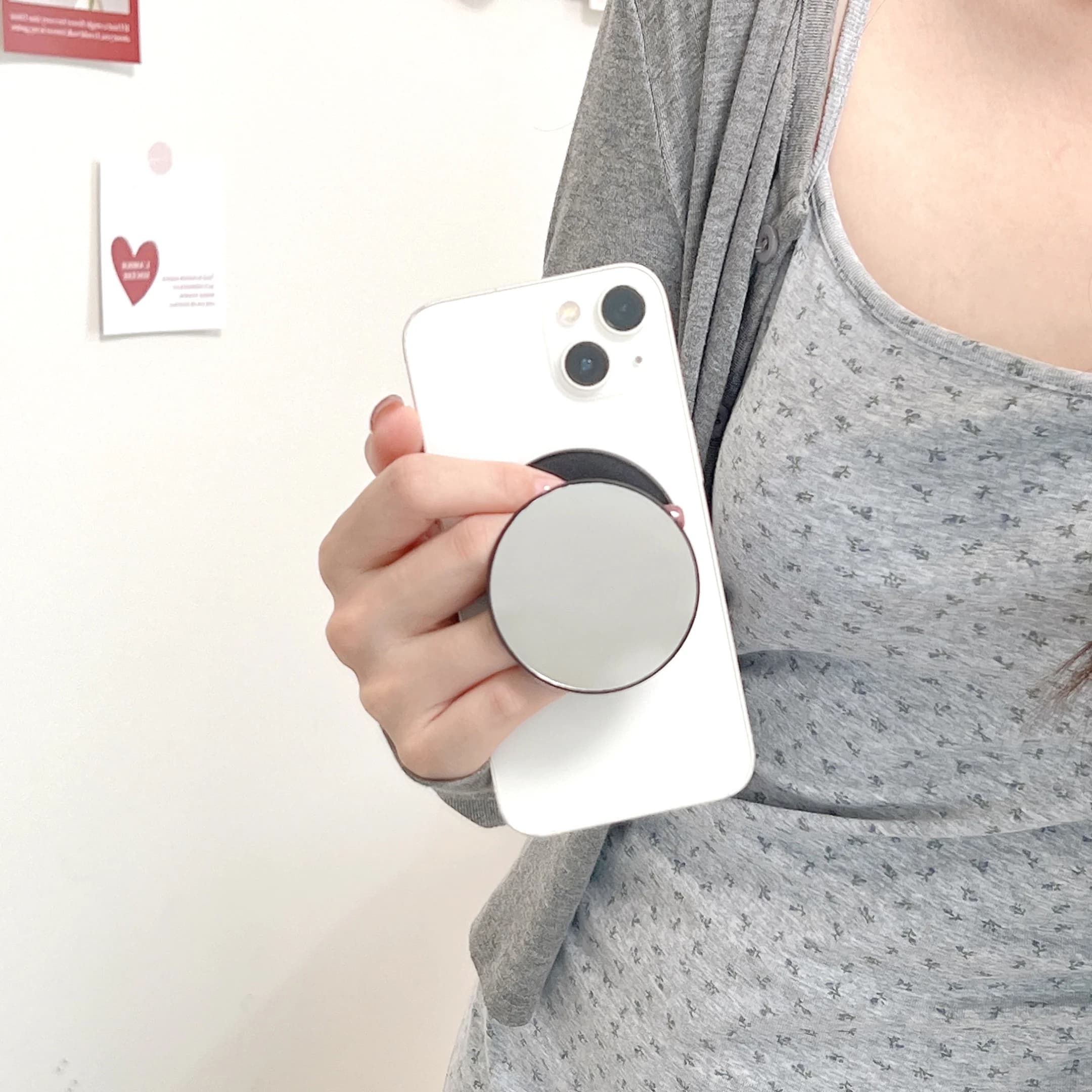 Per specchio magnetico Magsafe 1 pz forte aspirazione anello pieghevole rotante supporto per telefono lega portatile universale desktop creativo