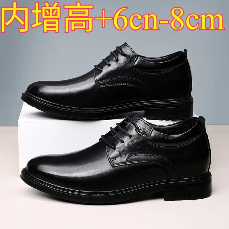 Scarpe Casual in Pelle con Rialzo Interno da 8 cm per Uomo, Sneakers Casual con Aumento di Altezza Invisibile, Scarpe Formali da Lavoro