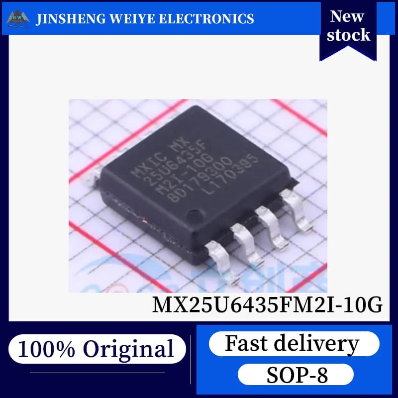(10/50 pezzi) MX25U6435FM2I MX25U6435FM2I-10G SOP-8 64Mbit SPI NOR Chip di memoria flash, 100% nuovo originale disponibile Spedizione veloce