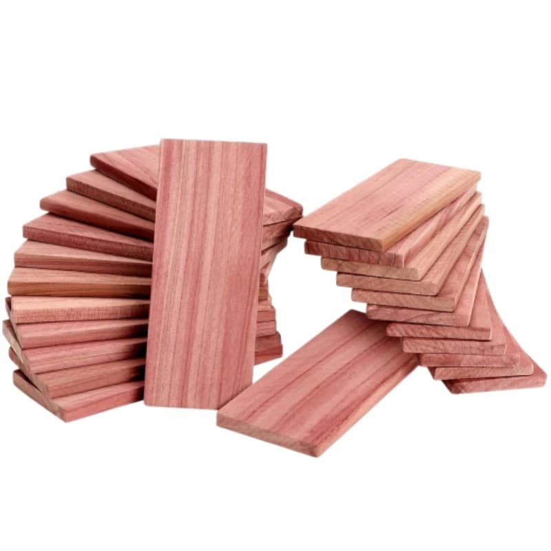 10Pcs Cedar Block for Clothes Storage Natura Cedars Wood Fresh Odour Deterrent Insect Cedar Chips Closet Drawer Wardrobe Moth