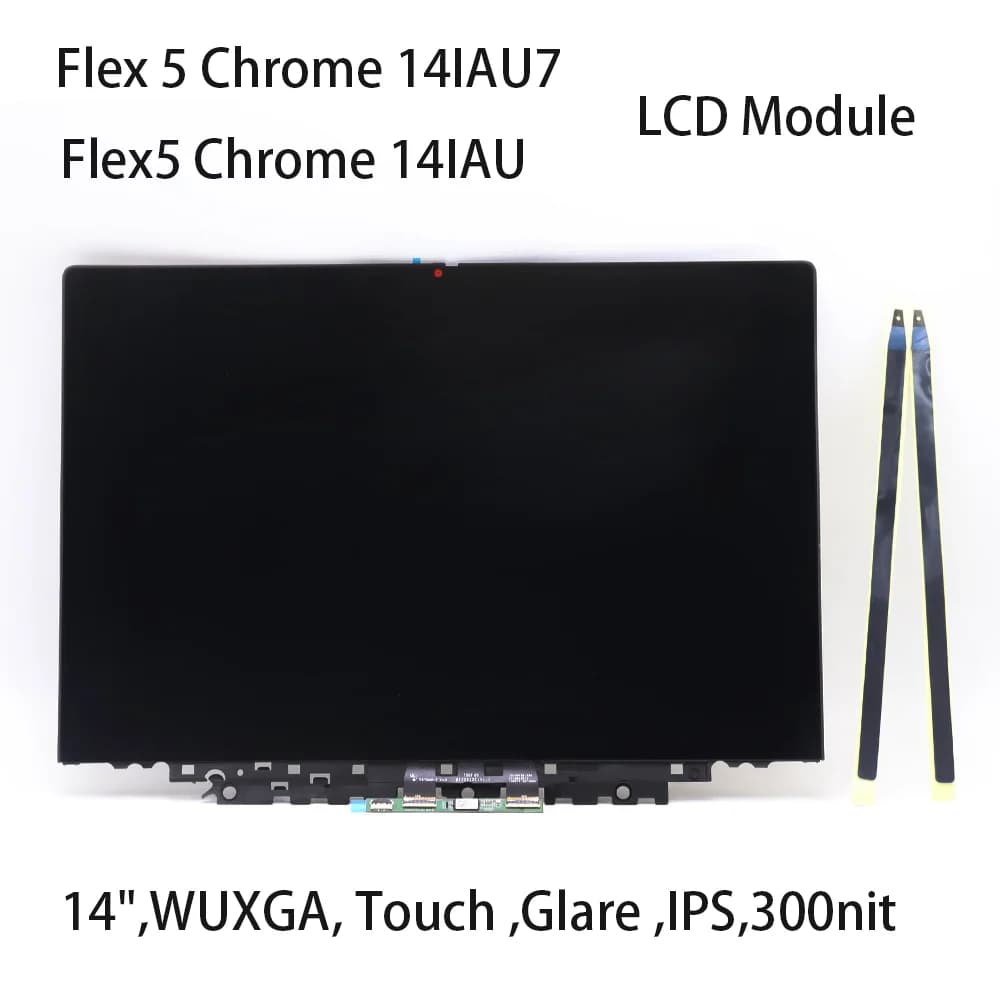 14 "WUXGA Per Lenovo ThinkPad Flex 5 Chrome 14IAU7 Flex5 Chrome 14IAU LCD Del Computer Portatile Touch Glare IPS 300nit 5D10S39886 5D10S39889