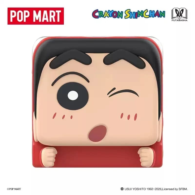 POP MART Crayon Shinchan POP CUBE-2 Series Mystery Box Originale Blind Box Giocattoli a Sorpresa Busta Anime Figure Ornamenti da Scrivania Modellini