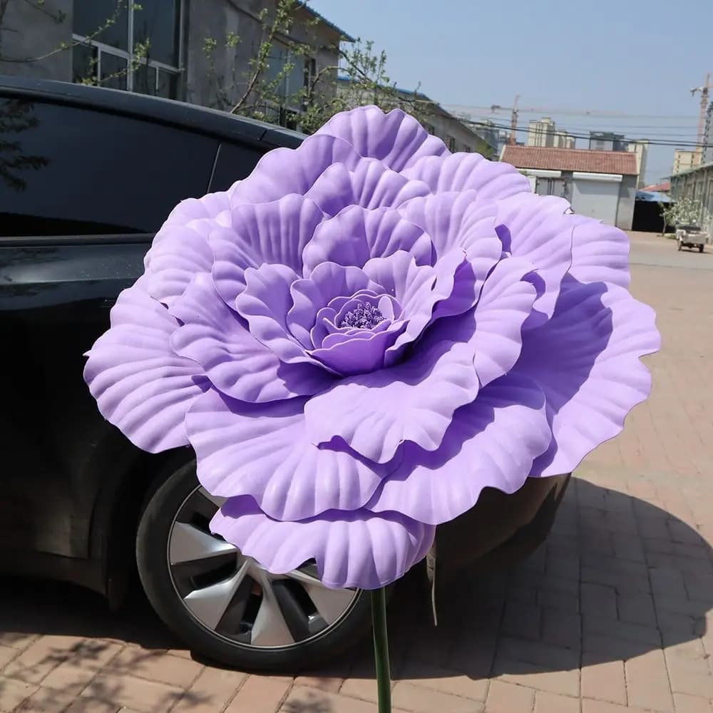 Peonia Artificiale per Decorazioni Matrimoni e Feste, Grandi Fiori Finti per Scenografie, Fiori Artificiali per Decorazioni Fai-da-te e Pareti Floreali