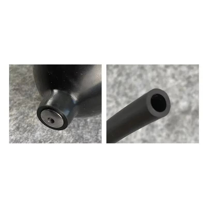 Uiz per rilevatore di perdite di fumo per auto, adattatore di aspirazione universale fine, macchina per fumo in gomma, vescica, 1 pz