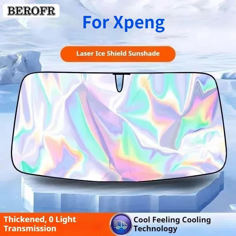 For Xpeng G3 G9 P5 P7 Car Front Windshield Sunshade Anti-UV Heat Insulation Sun Visor Cover Foldable Car Interior Accessories