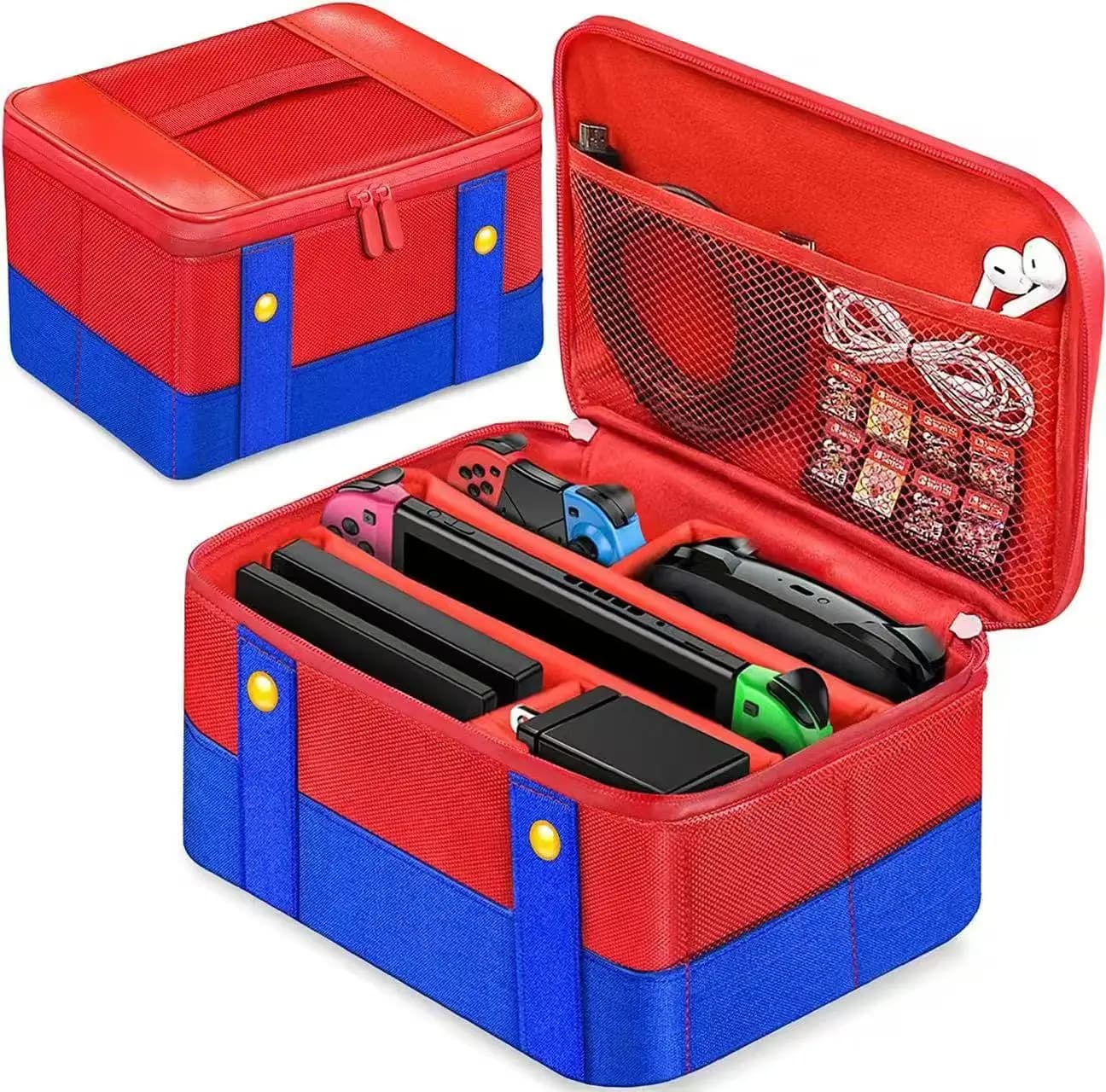 Custodia da trasporto grande per console Nintendo Switch 2/OLED/Lite e controller Pro - Borsa da viaggio per il trasporto