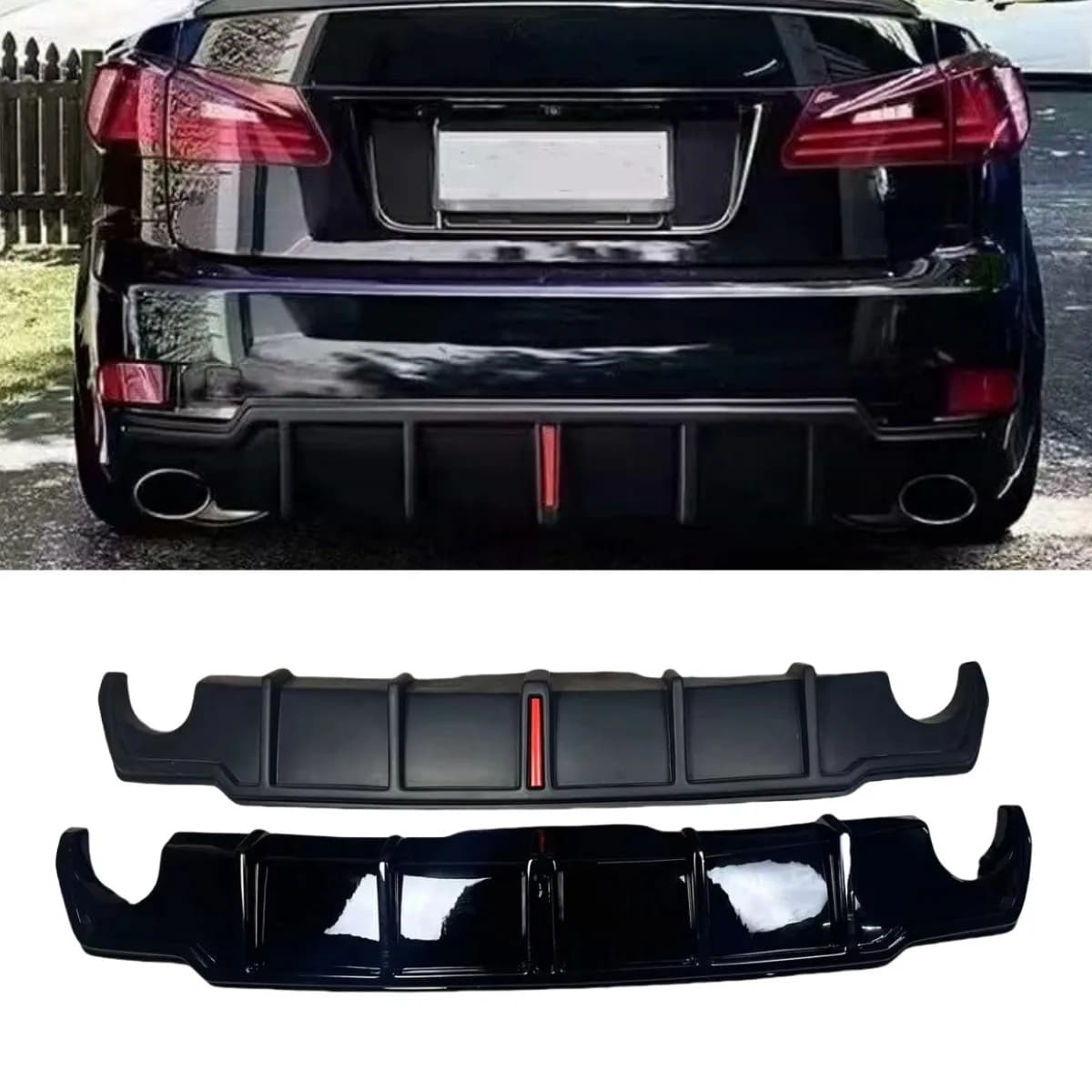 Spoiler Posteriore per Lexus IS250 300 350 2006-2012, Diffusore Paraurti, Accessorio Auto