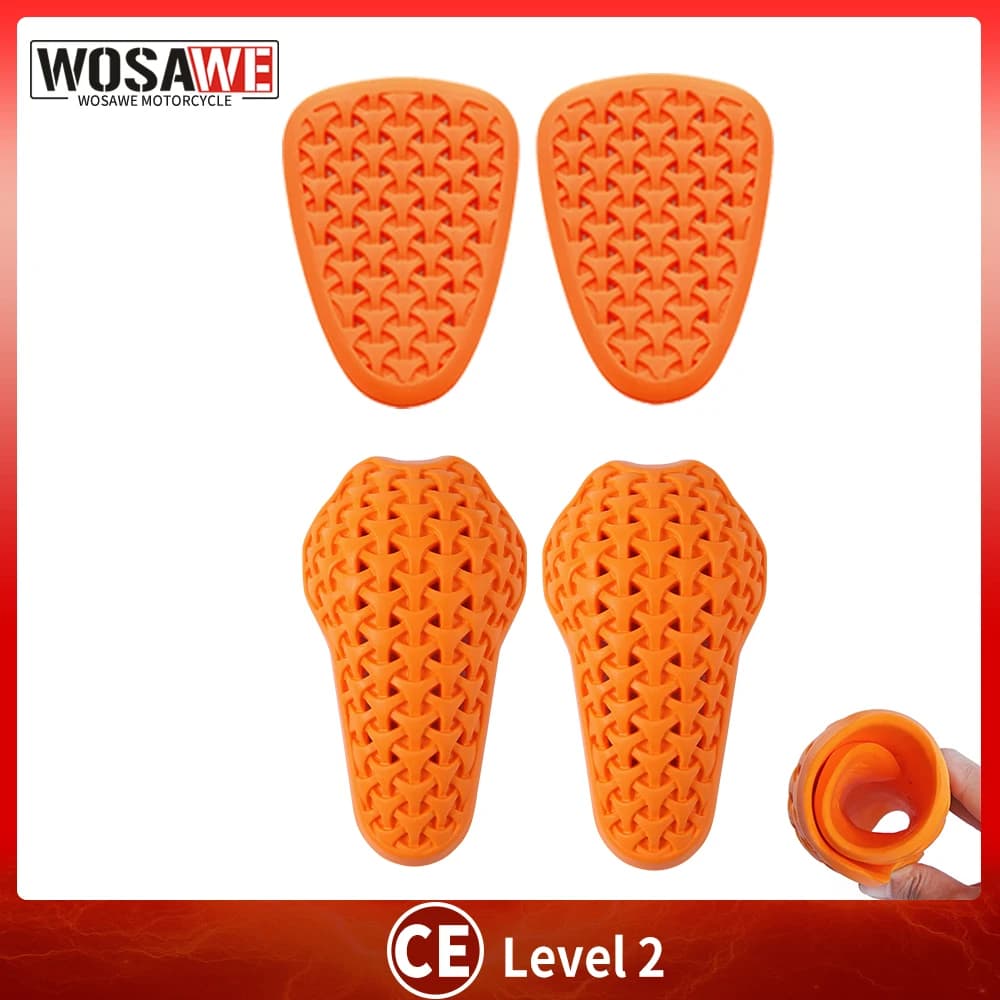 WOSAWE CE Livello 2 Pantaloni da moto Jeans Inserto Equipaggiamento protettivo Ginocchio Protezione dell'anca Motocicletta da corsa Ginocchiere da equitazione Addensare