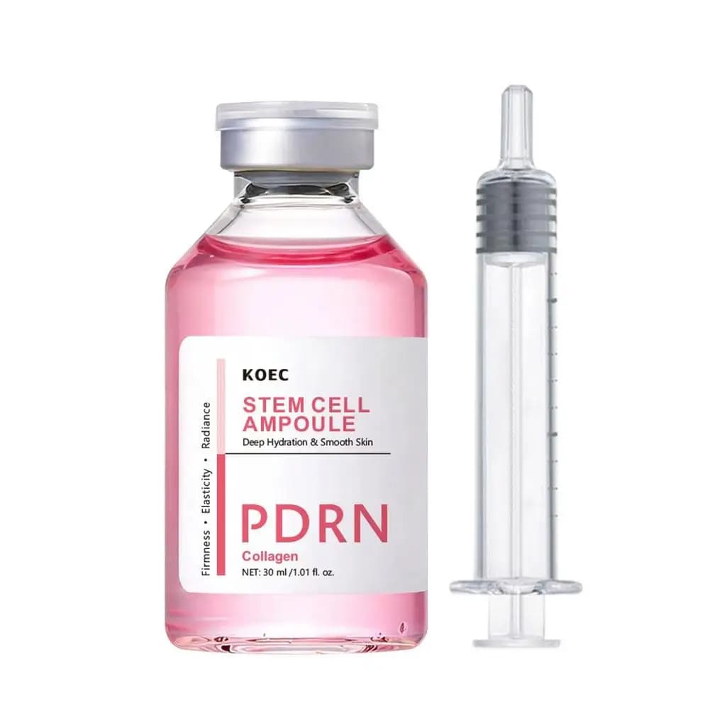 Ampolla di essenza di collagene con cellule staminali da 30 ml per idratazione profonda, rassodamento, elasticità e luminosità, siero riparatore per la pelle per donne