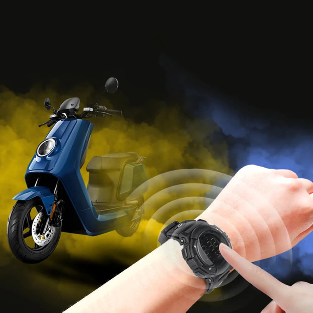 Smartwatch Wireless Auto Remote Control Duplicator Waterproof Clone Remote Control with NFC for Electric Vehicle/Electric Gate