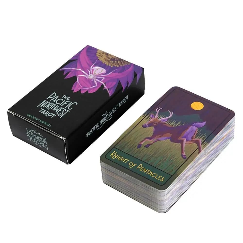 The Pacific Northwest Tarot Cards Of Spider Un mazzo da 78 Oracle English Visions Divination Edition Borad Playing Games
