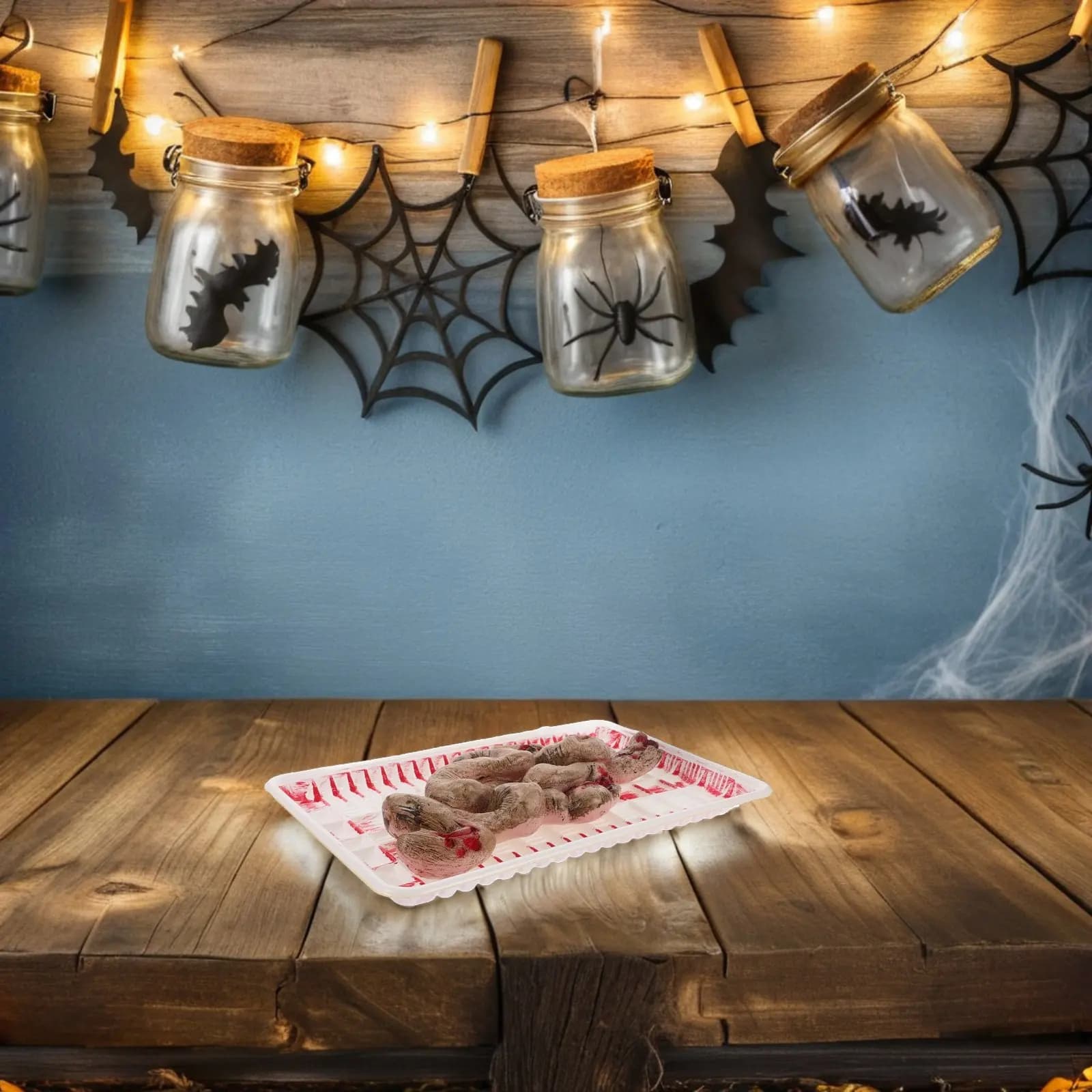 Decorazione Spaventosa per Halloween: Intestino Sottile Finto, Organo Horror, Scatola Pranzo a Forma di Organo, per Case Infestate e Escape Room
